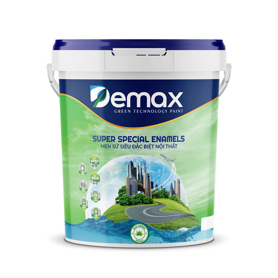 Sơn Demax men sứ siêu đặc biệt nội thất